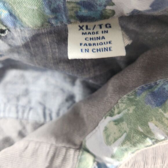 Tommy Bahama Shirt Mens XL Grey Coastline Cord Corduroy Button Long Sleeve Shirt - Picture 4 of 8